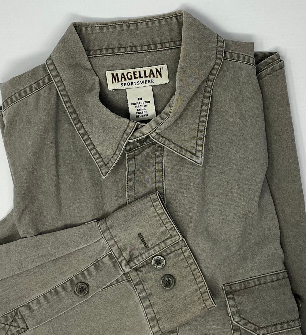 Magellan Sportswear Long Sleeve size Medium light discoloration near wrist